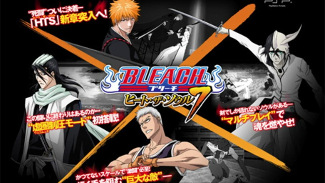 Download the anime game Bleach Heat The Soul 7 for PSP on the PPSSPP emulator